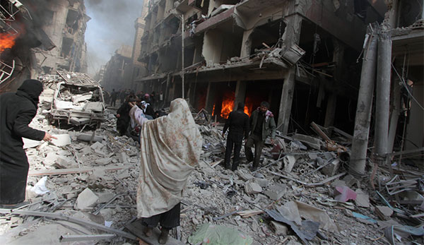 Damaged health facilities in Syria Damaged health facilities in Syria