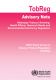 Image shows publication cover entitled TobReg advisory note on waterpipe tobacco smoking: Health effects, research needs and recommended actions by regulators.