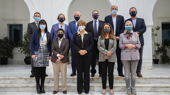 Visite d’une équipe d’experts du Bureau régional de l’OMS en Tunisie